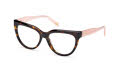 Skechers SE50104 Dark Havana / Shiny Light Pink (052) Eyeglasses - Color Image